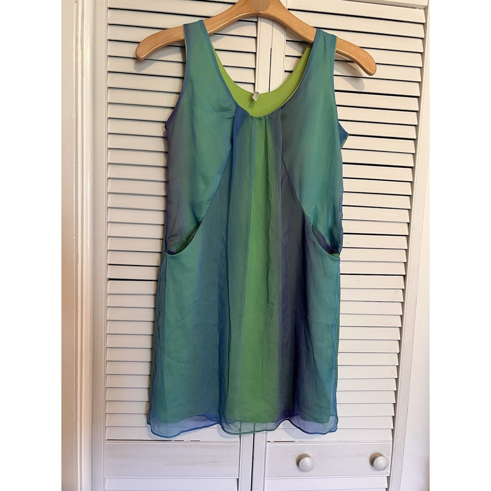 M By M Kalan Women's Size XS Xsmall Dress Ombre Shift Knee Length Pockets